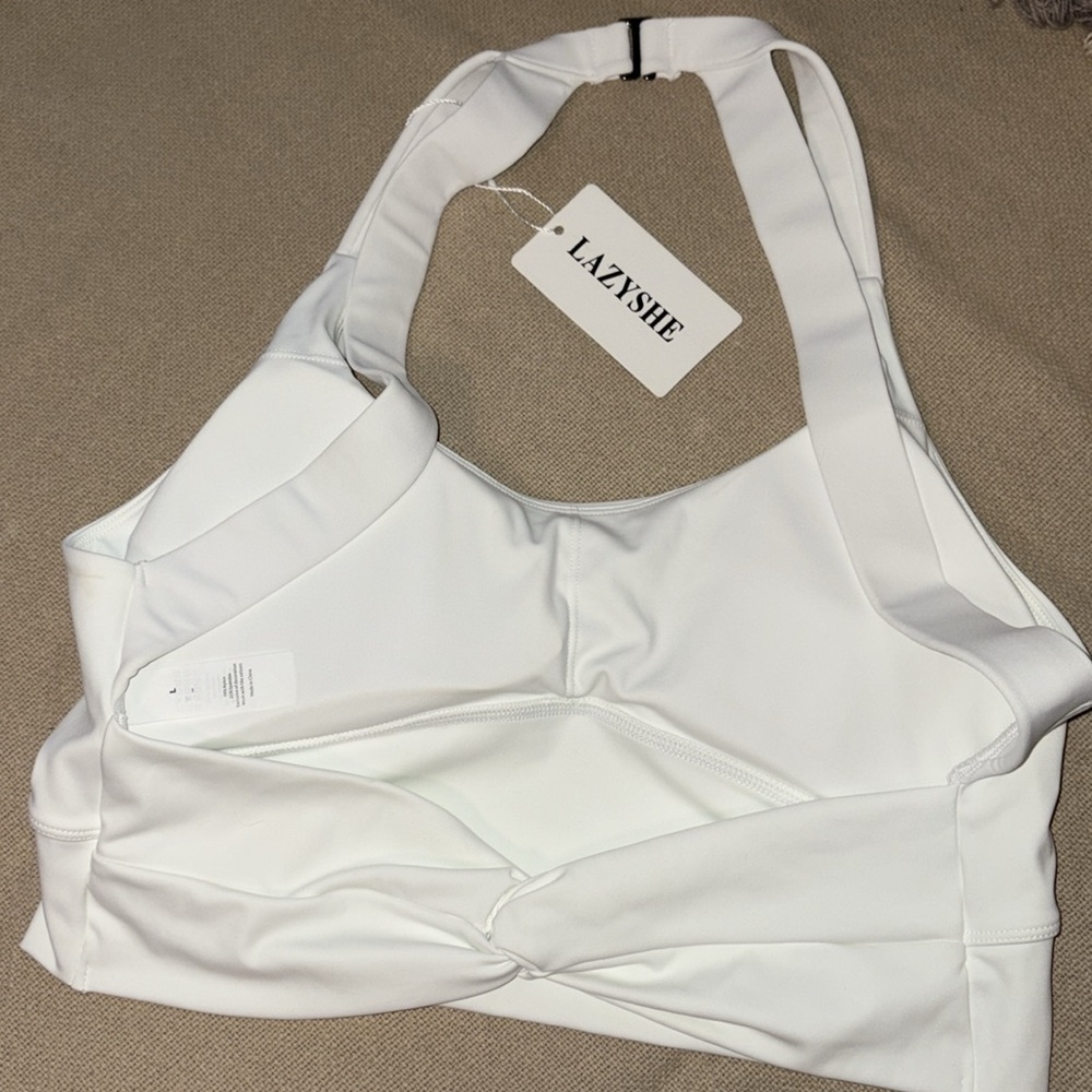 LAZYSHE Longline bikini- sports bra style -contour NWT - Picture 3 of 8